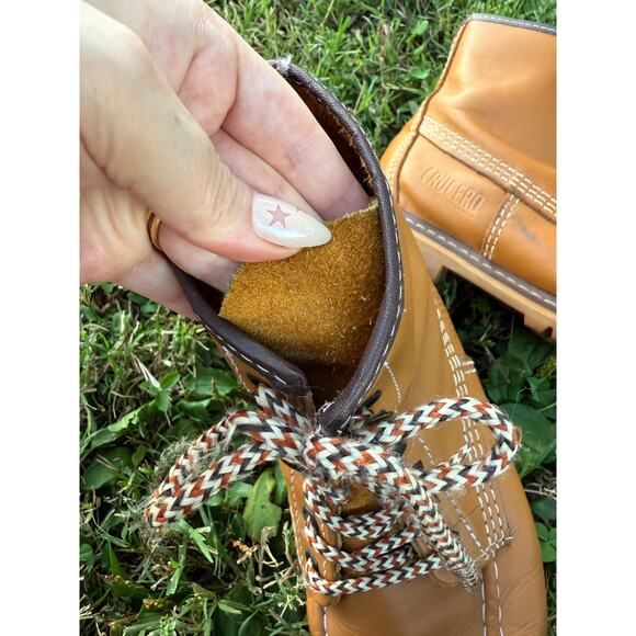 Men's Leather Mock-toe Boot Size 10 - Picture 8 of 8